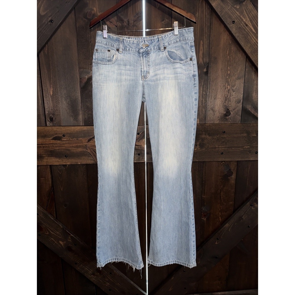 BKE Jake Jeans Mens 31x33 Light Wash Blue Straight Stretch Denim Casual Boot Cut